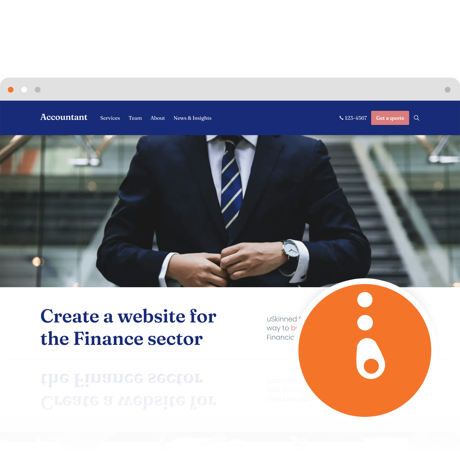 Accountant starter kit & theme add-on for uSkinned Site Builder ...