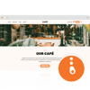 Cafe Starter Kit & Theme for uSkinned Site Builder